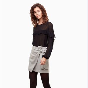 Wilfred Wrap-Front Skirt